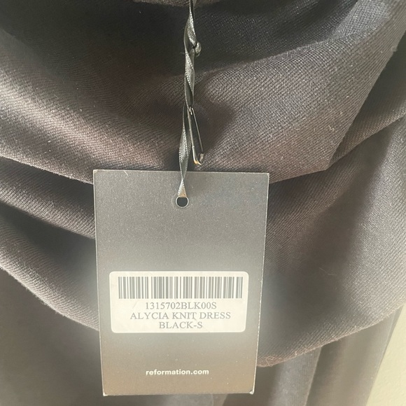 - Reformation Alycia knit dress- black size S - Picture 10 of 13